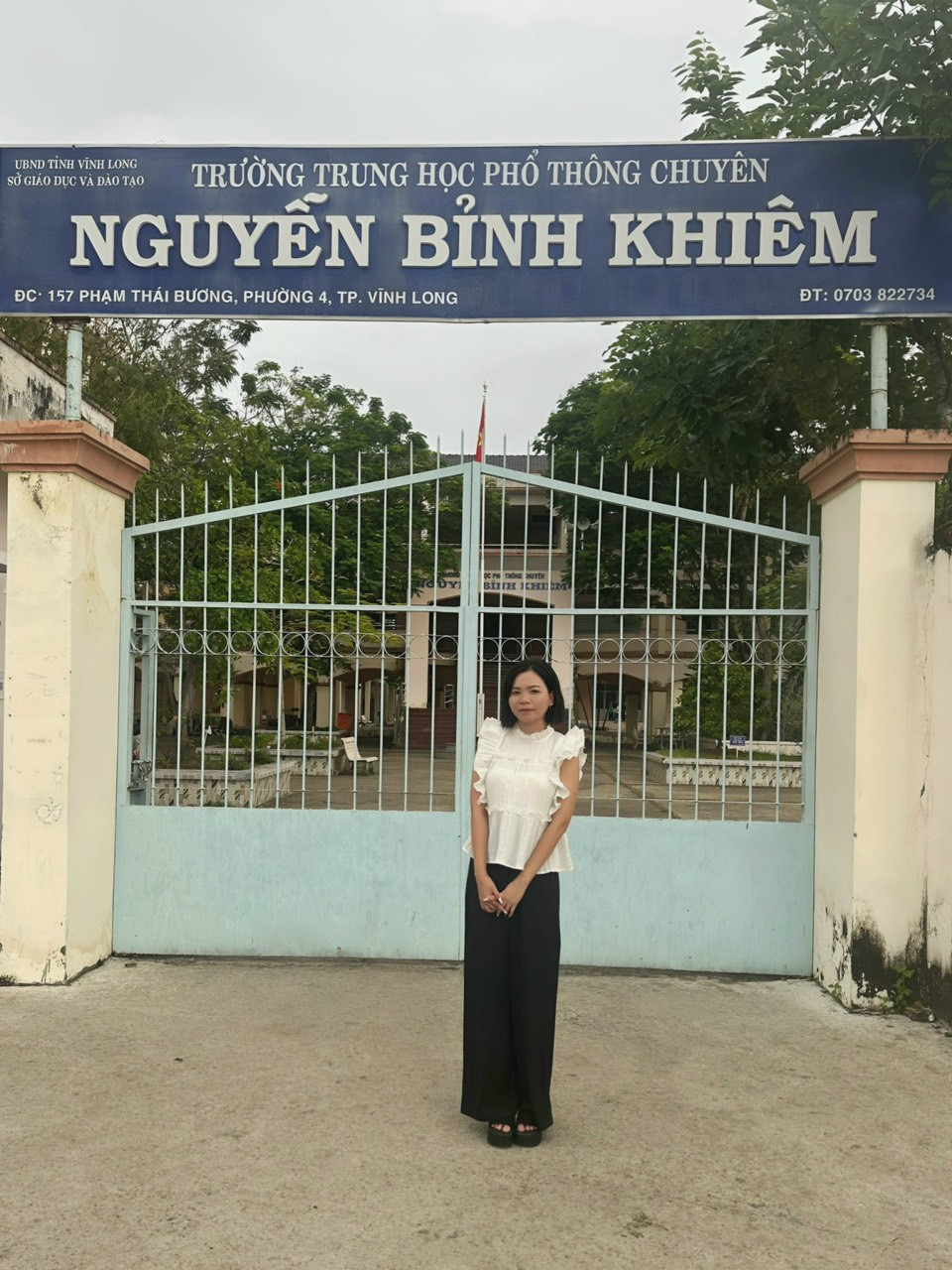 Võ Thị Kiều Trinh với xuất phát điểm là nữ sinh trường THPT chuyên Nguyễn Bỉnh Khiêm, tỉnh Vĩnh Long.