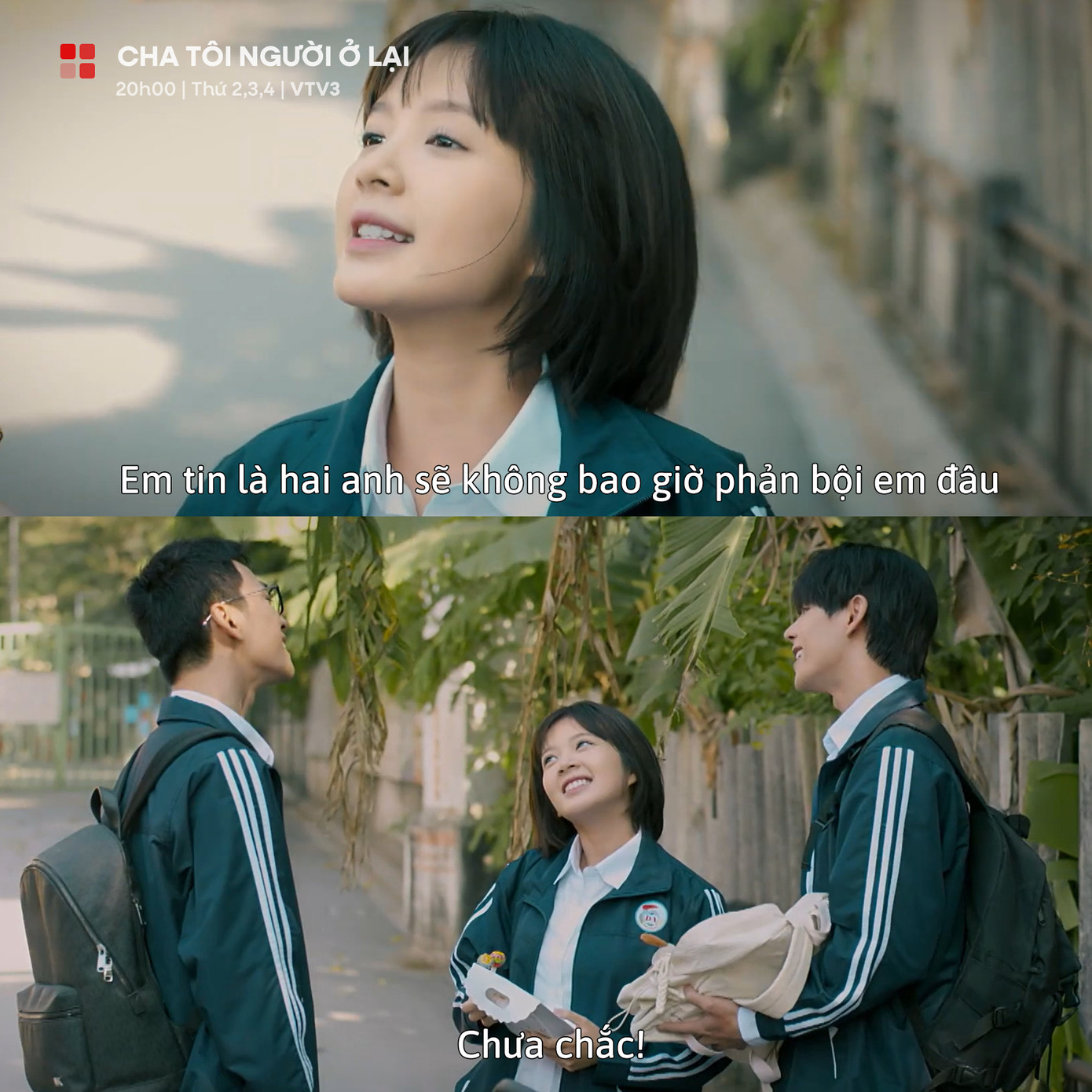 Ba anh em Nguyên, Việt, An vô cùng yêu thương nhau. Ba anh em Nguyên, Việt, An vô cùng yêu thương nhau.