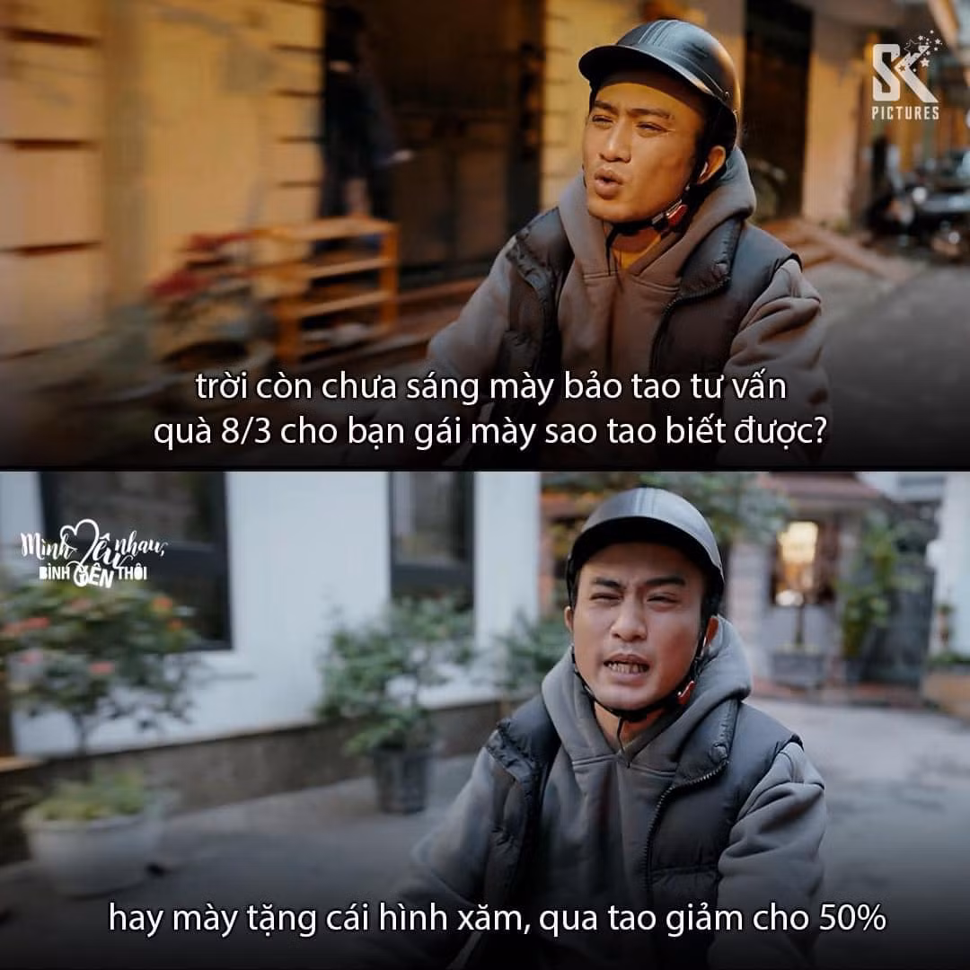 Phim có nhiều lời thoại đậm tính thời sự.
