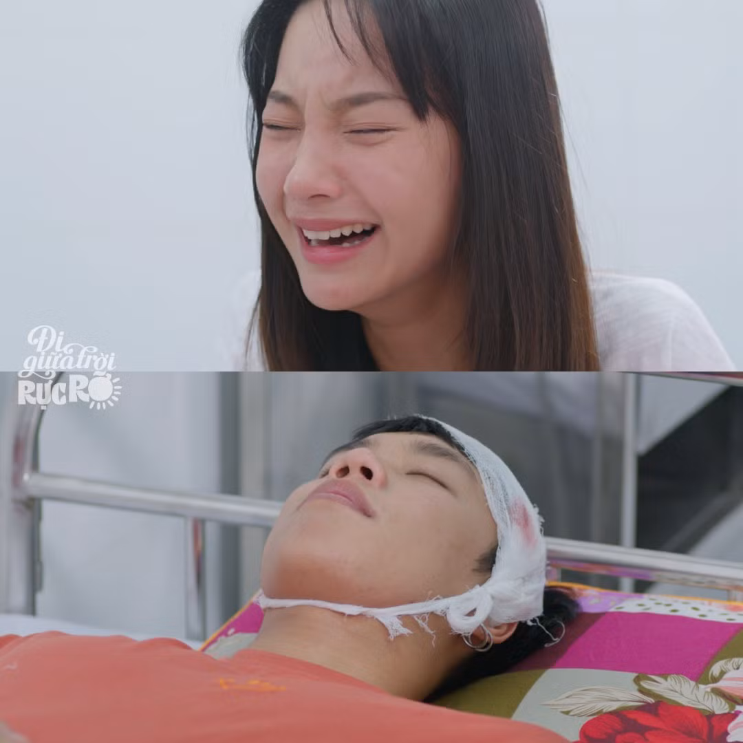 Pu òa khóc vì lo lắng cho Chải...