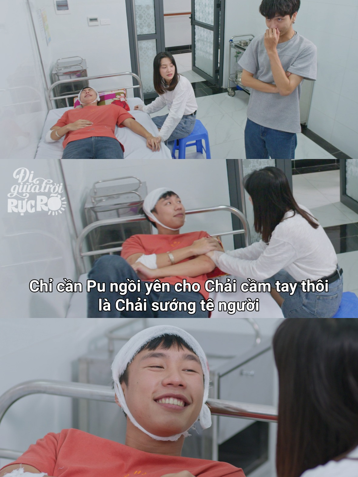 Khán giả còn chê trách đoàn làm phim để Chải nằm viện mà không cần mặc quần áo bệnh nhân.