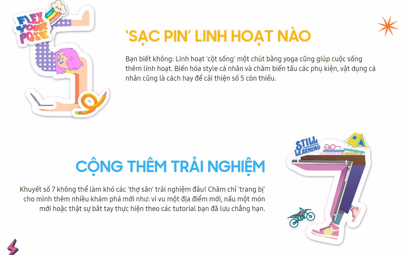 Và đây là những “số” mà tôi còn đang thiếu và còn có cả những lời khuyên để hoàn thiện bản thân hơn