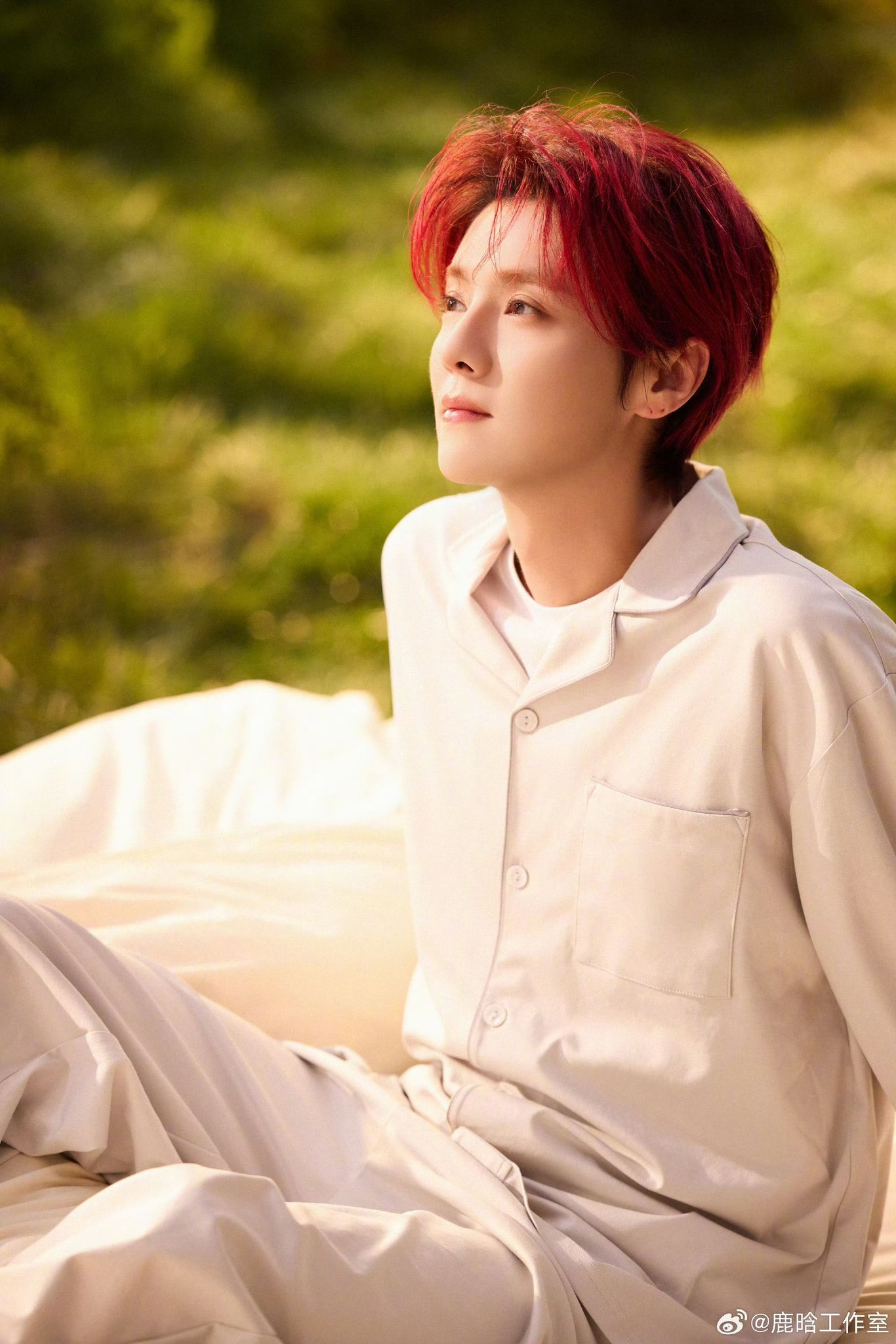 Lộc Hàm cũng không nhắc gì đến tin đồn tình cảm.