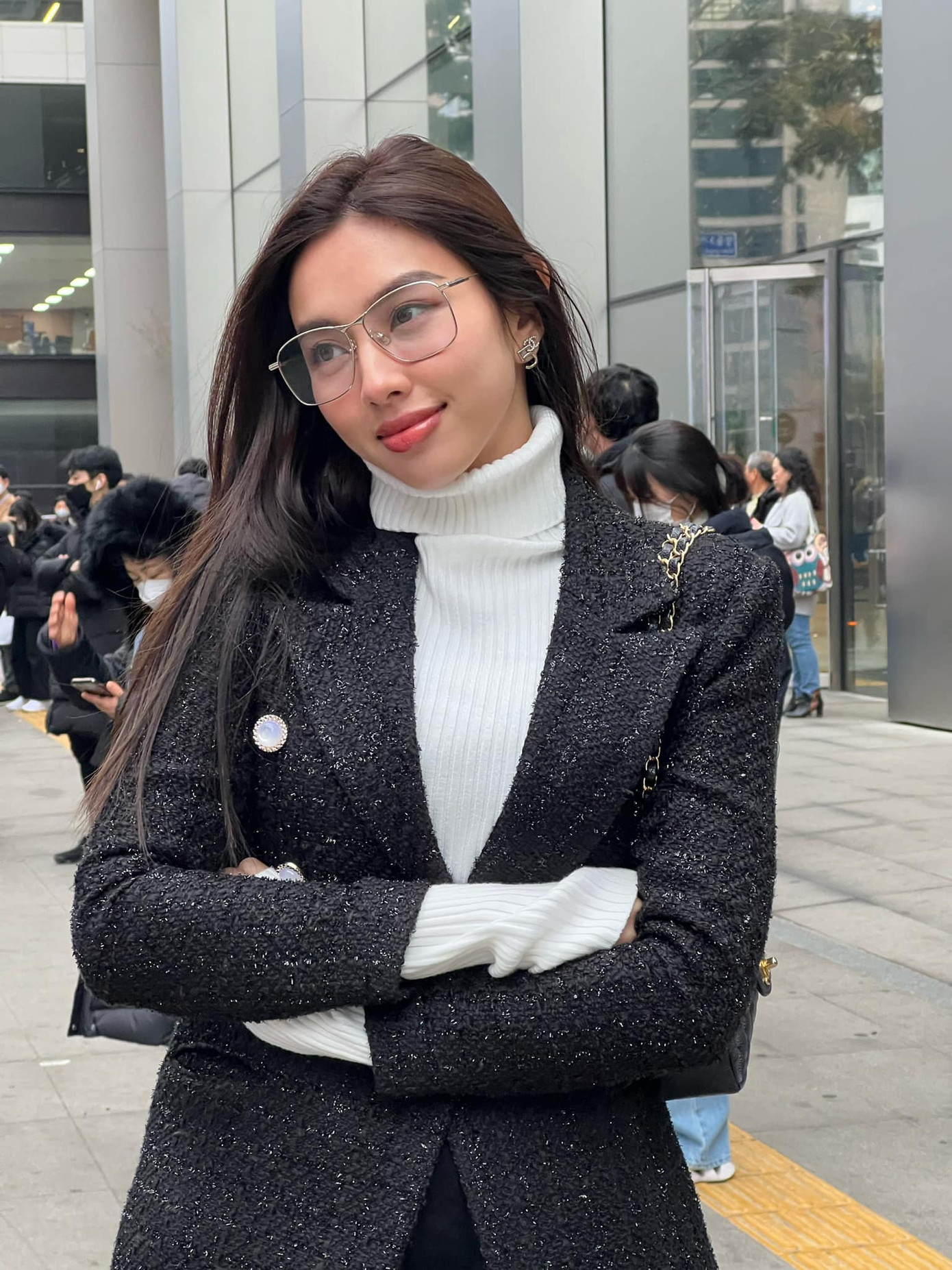 Nàng Hậu ghi điểm với phong cách giản dị Nàng Hậu ghi điểm với phong cách giản dị