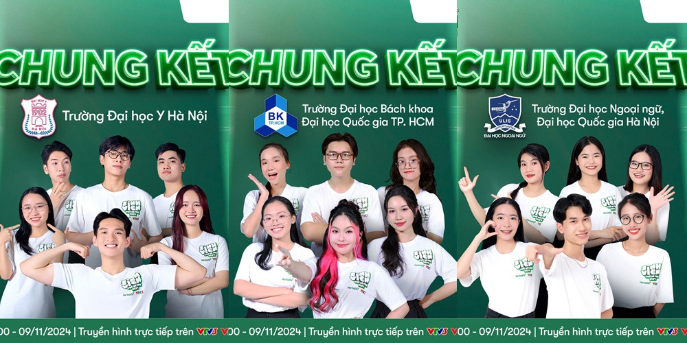 Ba đội thi có mặt trong trận Chung kết. Ba đội thi có mặt trong trận Chung kết.