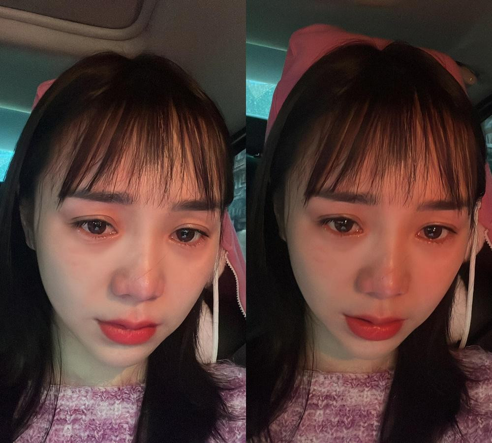 Quỳnh Kool bật khóc vì cắt mái hỏng. Quỳnh Kool bật khóc vì cắt mái hỏng.