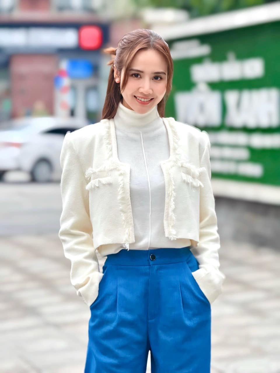 Huyền Lizzie vừa hoàn thành phim Chúng ta của 8 năm sau.