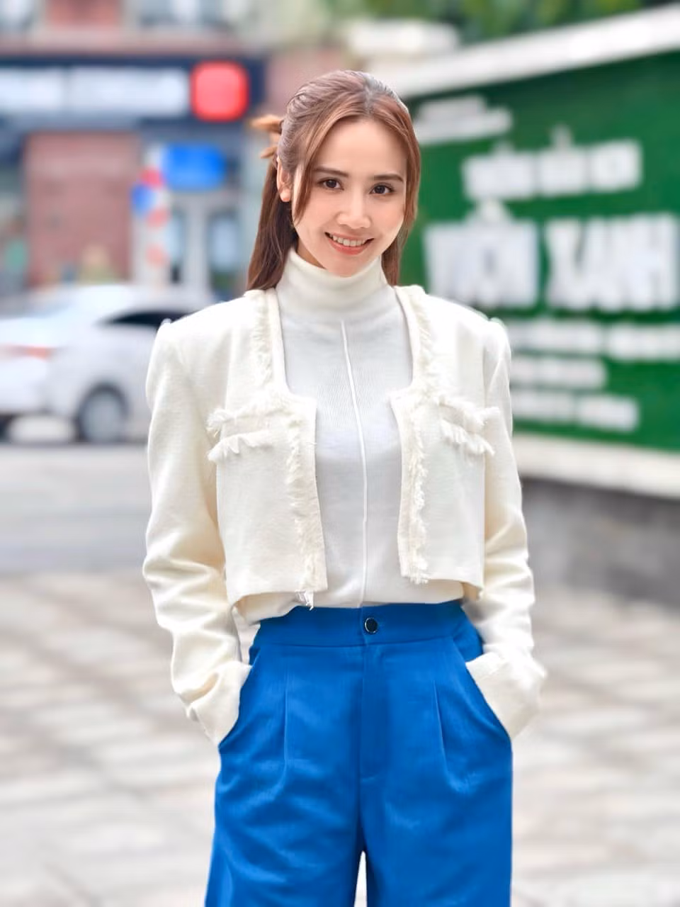 Huyền Lizzie vừa hoàn thành phim Chúng ta của 8 năm sau.