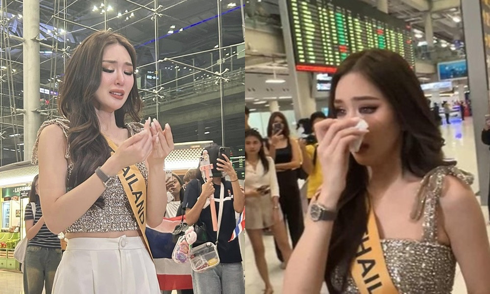 Đại diện Campuchia cho rằng Miss Grand Thái Lan giả tạo khi bật khóc ở sân bay. Đại diện Campuchia cho rằng Miss Grand Thái Lan giả tạo khi bật khóc ở sân bay.