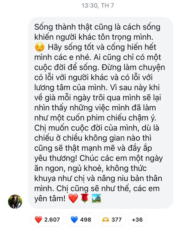 Thúy Ngân có nhiều bài đăng khiến khán giả đoán cặp đôi đã chia tay. Thúy Ngân có nhiều bài đăng khiến khán giả đoán cặp đôi đã chia tay.