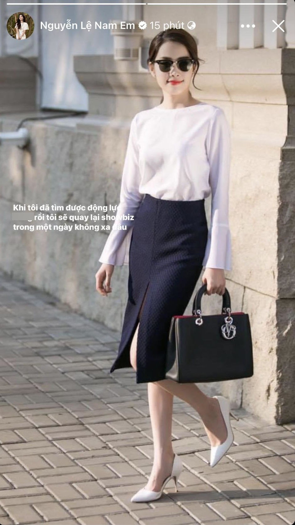 Nam Em thông báo sẽ trở lại showbiz. Nam Em thông báo sẽ trở lại showbiz.