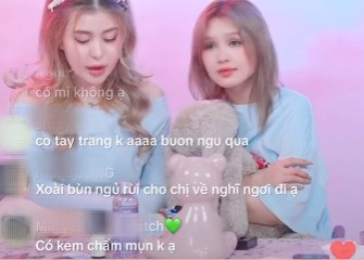 Xoài Non giải thích rằng cô ghi hình 9 tiếng liền nên quá mệt. Xoài Non giải thích rằng cô ghi hình 9 tiếng liền nên quá mệt.