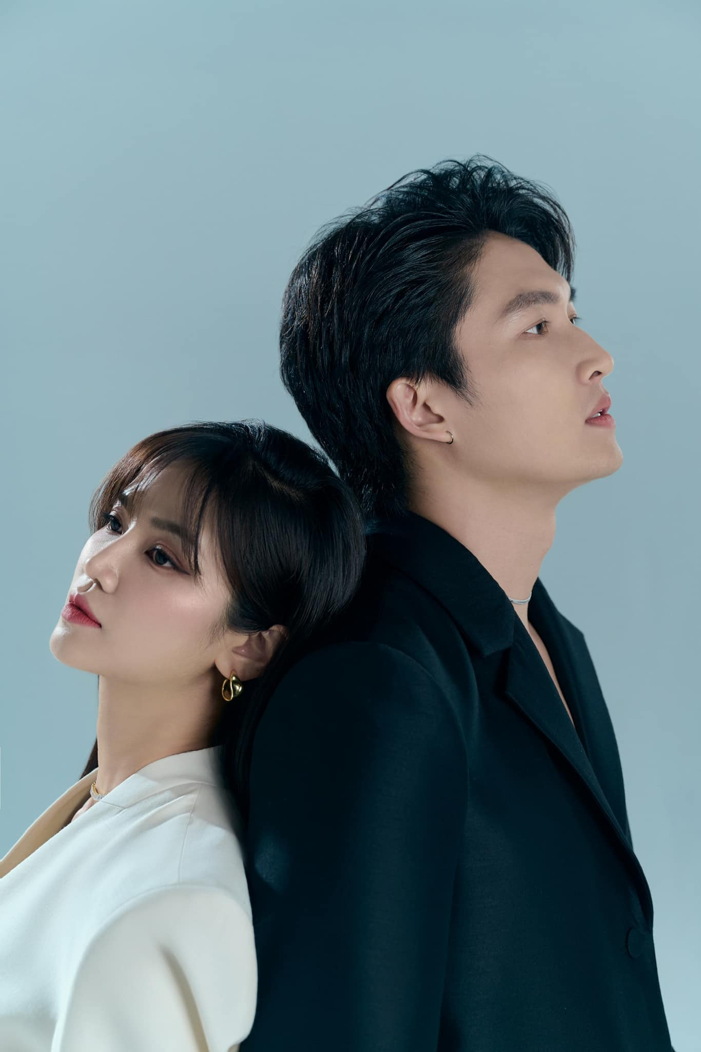 Bạn trai Anh Đào khen hai người có nét phu thê. Bạn trai Anh Đào khen hai người có nét phu thê.