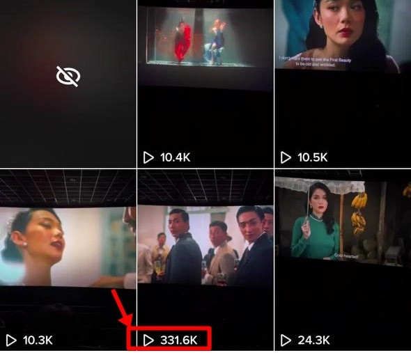 Toàn bộ phim đều bị đăng tải trái phép trên TikTok.