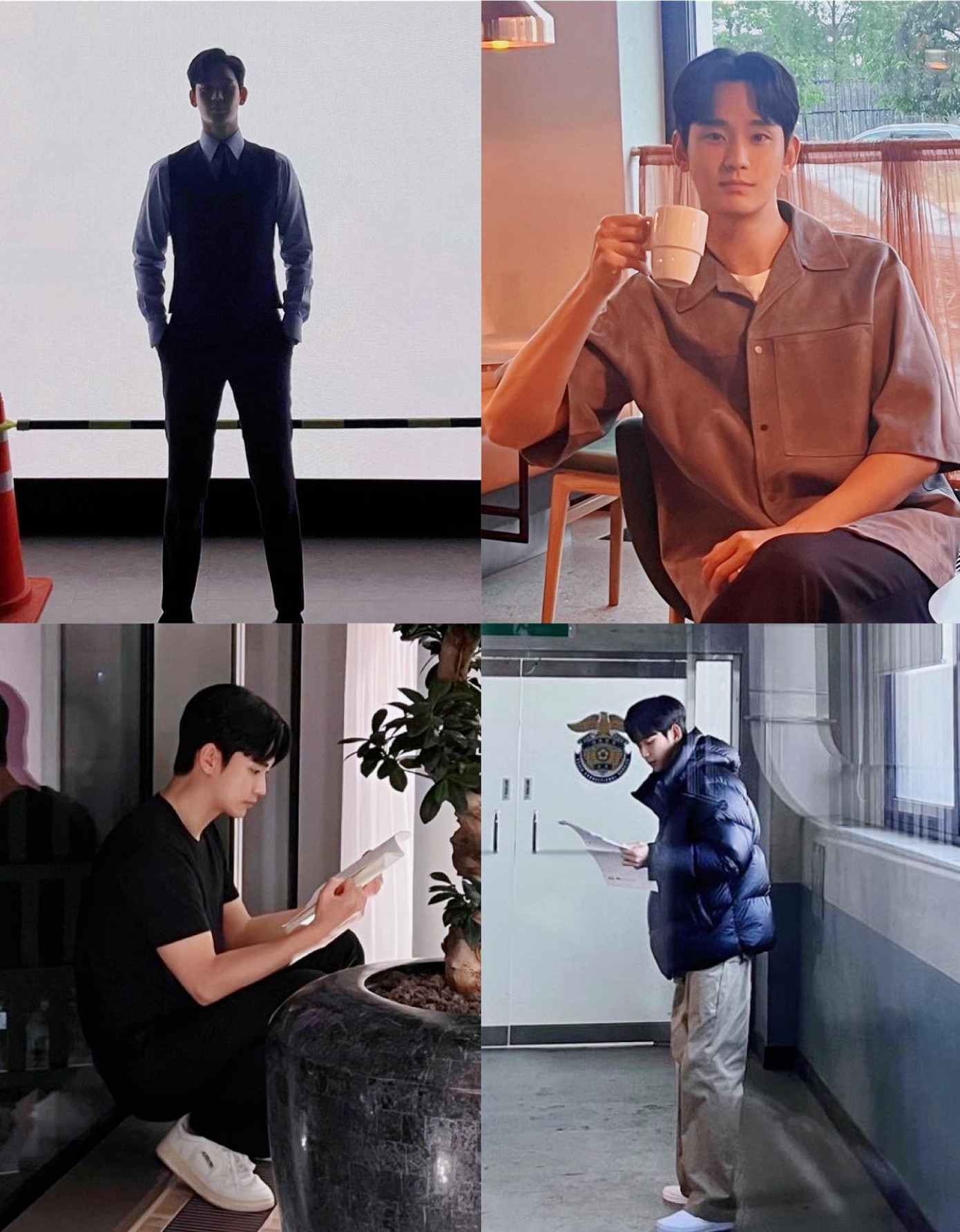 Kim Soo Hyun vẫn đăng ảnh hậu trường "Queen Of Tears". Kim Soo Hyun vẫn đăng ảnh hậu trường "Queen Of Tears".