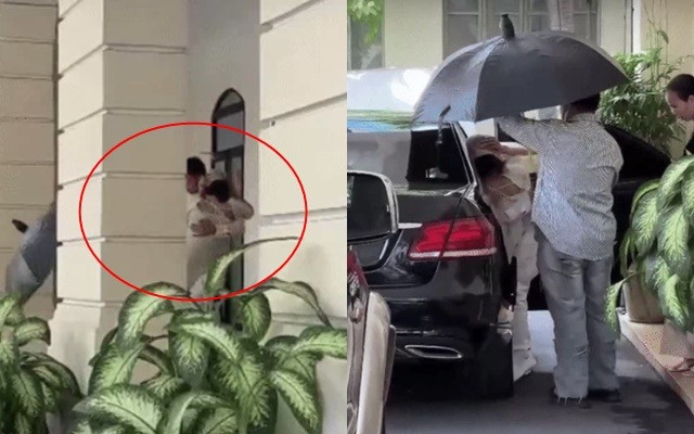 Chồng sắp cưới phải bế cô ra xe. Chồng sắp cưới phải bế cô ra xe.