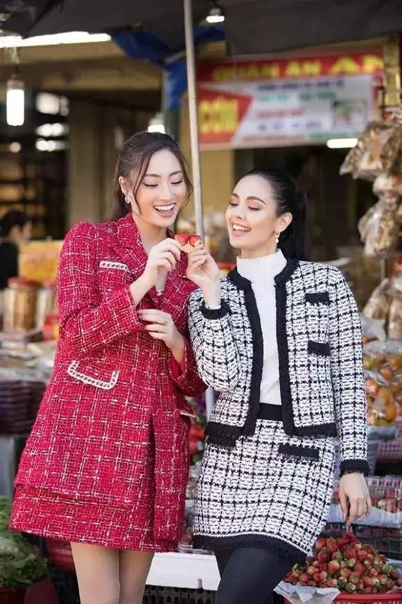 Lương Thùy Linh và Megan Young