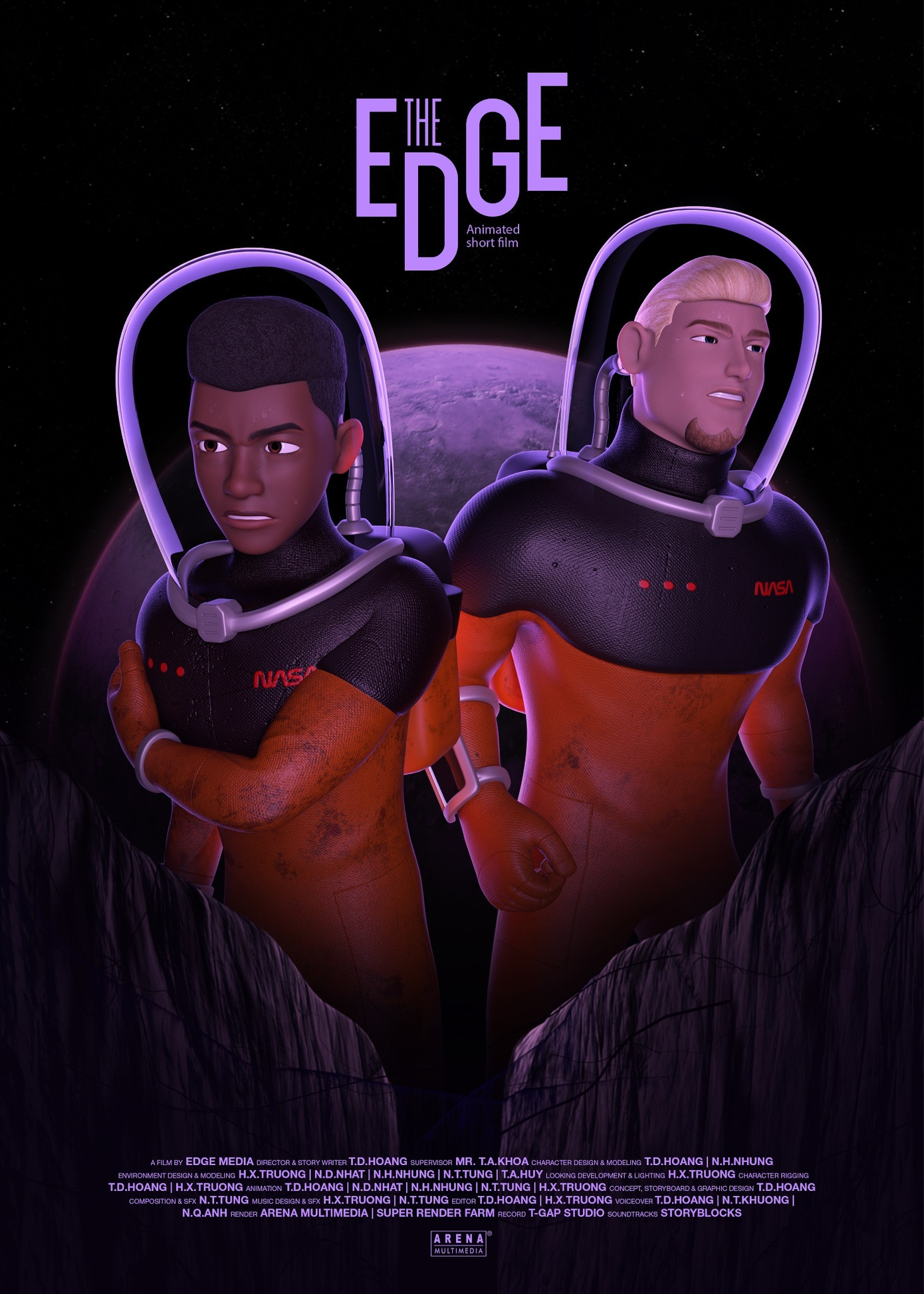 Những ấn phẩm 3D do Trần Đình Hoàng thiết kế trong khoảng thời gian học tại Arena Multimedia.