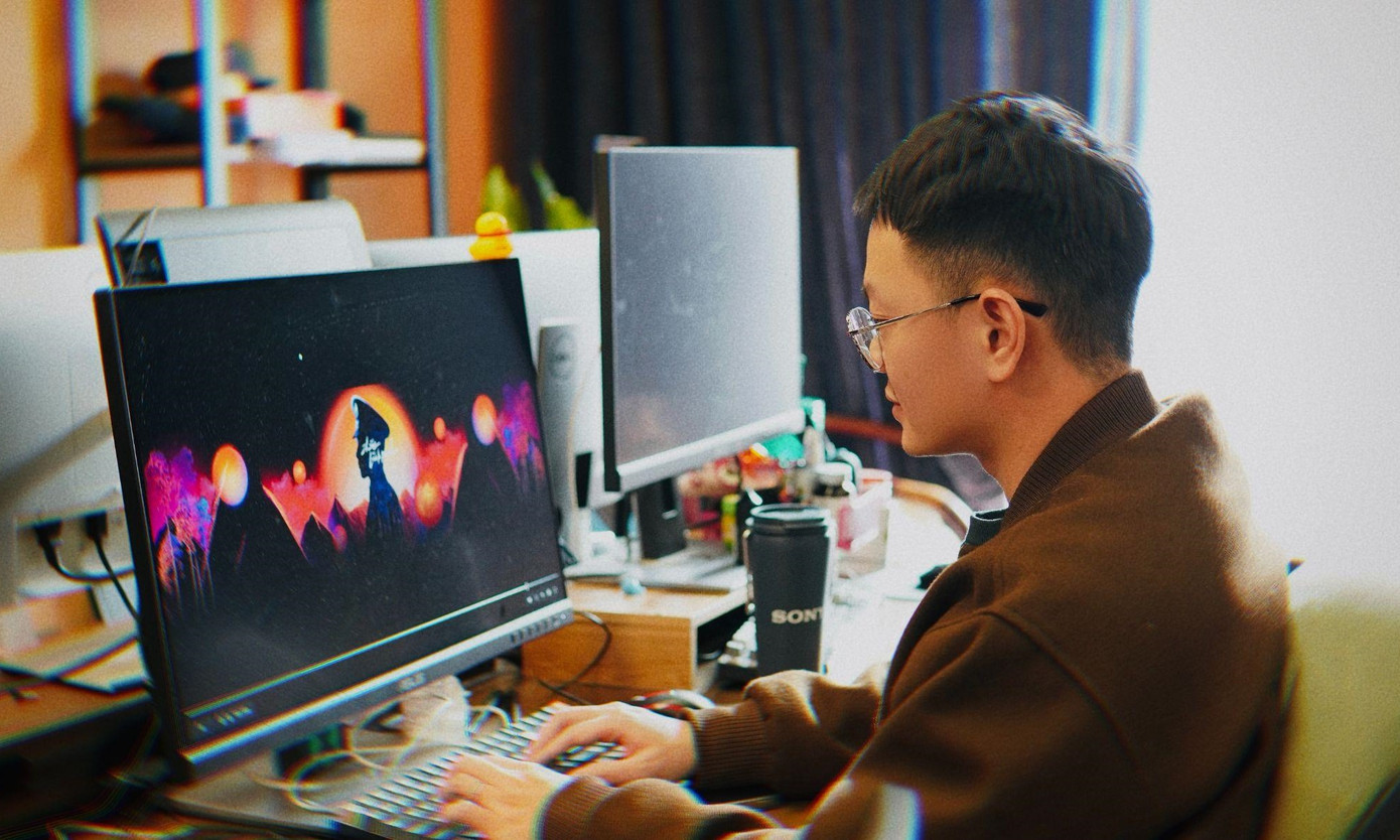 Chàng trai trẻ không ngại “rẽ ngang” để theo đuổi đam mê sáng tạo.