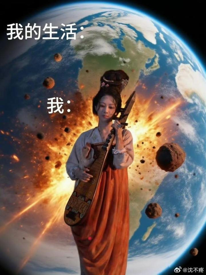 Nhưng chẳng ngờ cảnh này lại được netizen đua nhau chế ảnh.