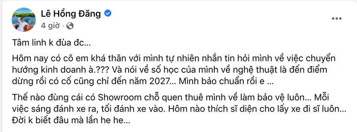Tâm sự của nam diễn viên khiến khán giả bất ngờ. Tâm sự của nam diễn viên khiến khán giả bất ngờ.