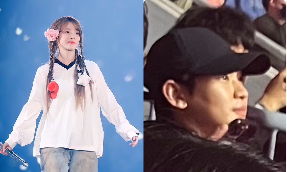 Kim Soo Hyun tới cổ vũ đêm nhạc của IU.