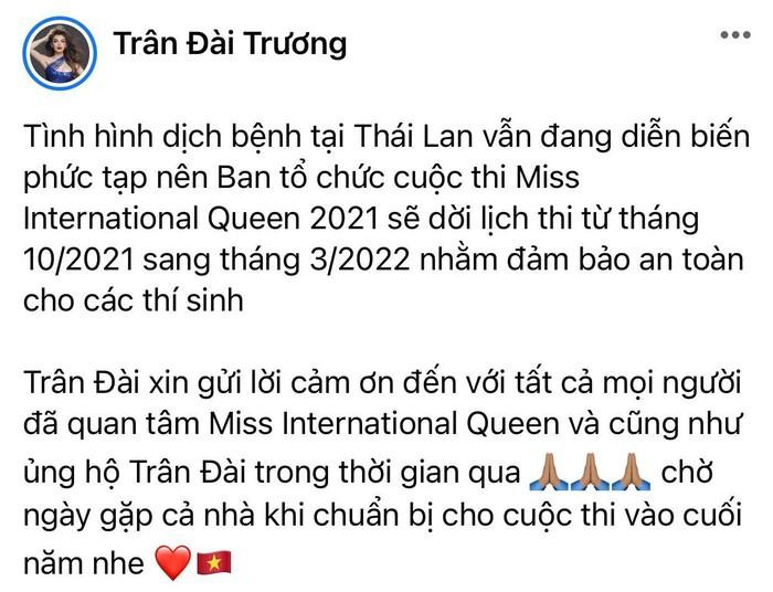 Trân Đài đã sẵn sàng cho đấu trường sắc đẹp MIQ 2021. Trân Đài đã sẵn sàng cho đấu trường sắc đẹp MIQ 2021.