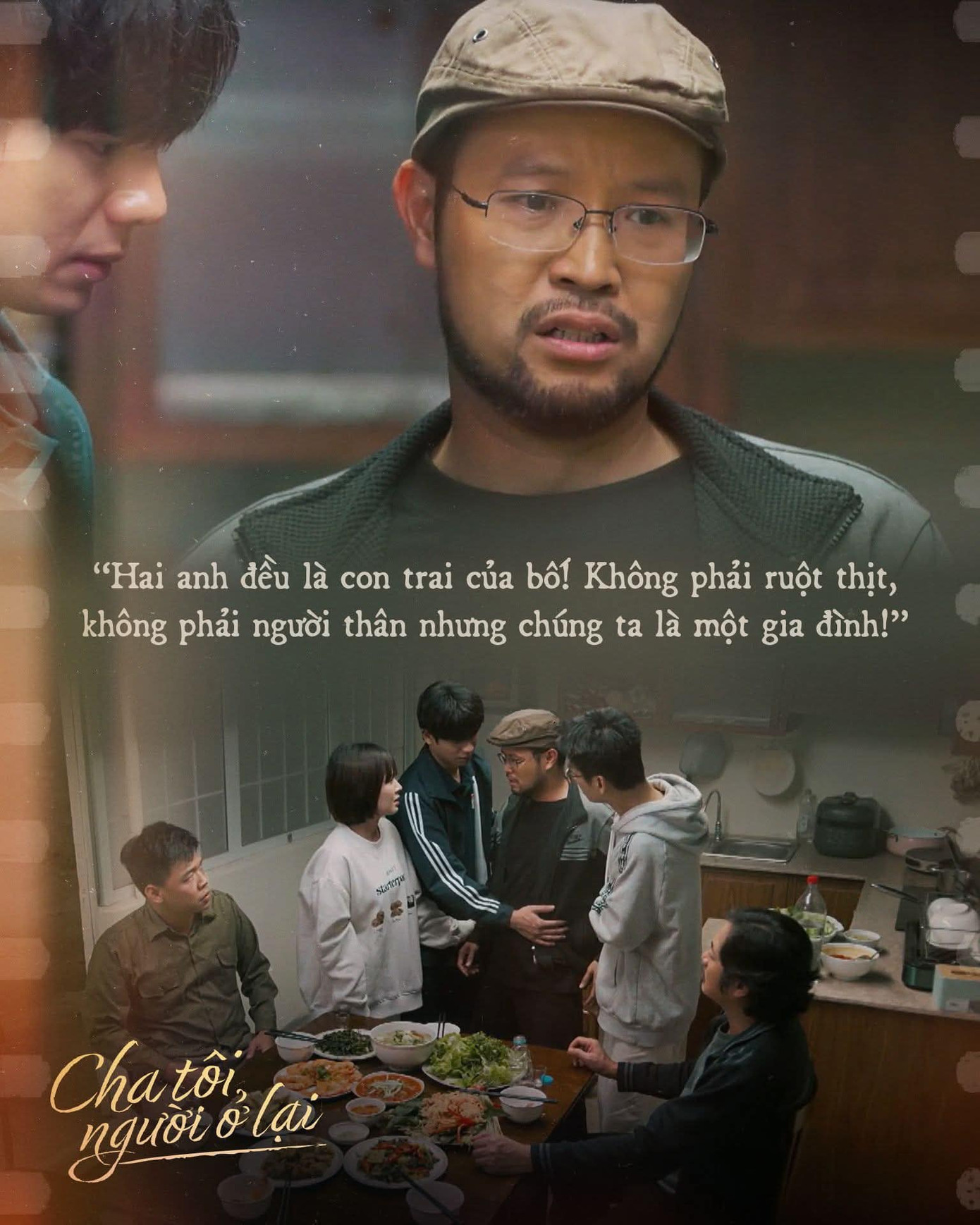 Bố Bình là sợi dây kết nối cả gia đình. Bố Bình là sợi dây kết nối cả gia đình.