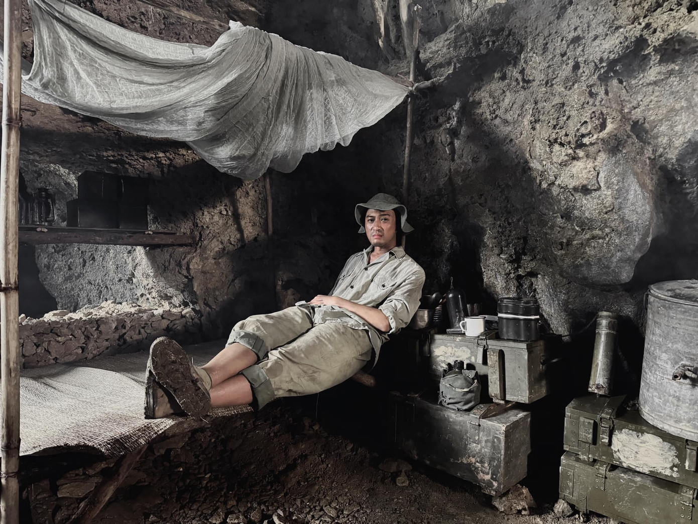 Doãn Quốc Đam khoe tạo hình trong phim mới. Doãn Quốc Đam khoe tạo hình trong phim mới.