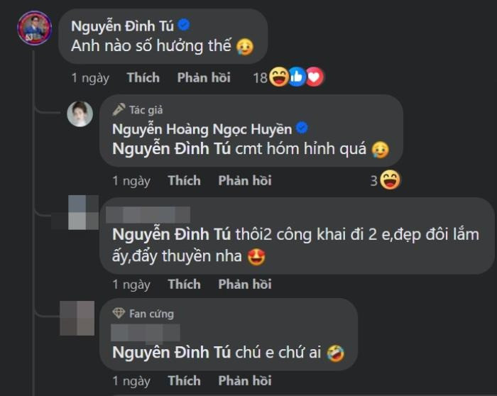 Màn tương tác dễ thương của hai người.