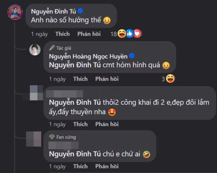 Màn tương tác dễ thương của hai người.