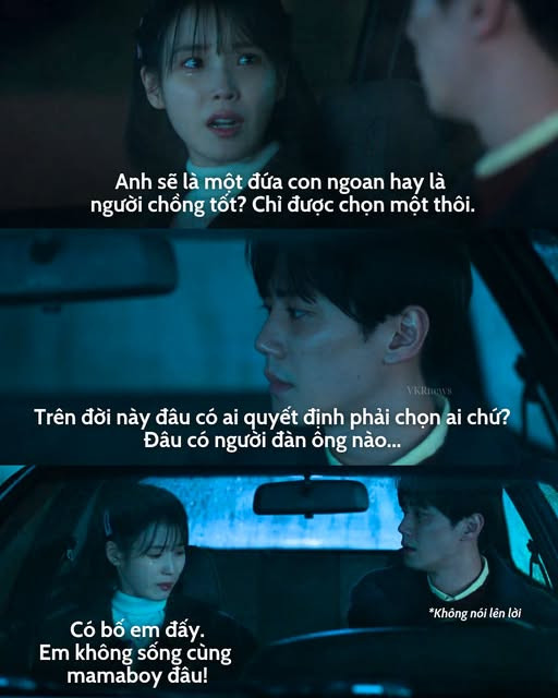 Geum Myeong nhận ra Yeong Beom không hề giống với bố mình. Geum Myeong nhận ra Yeong Beom không hề giống với bố mình.