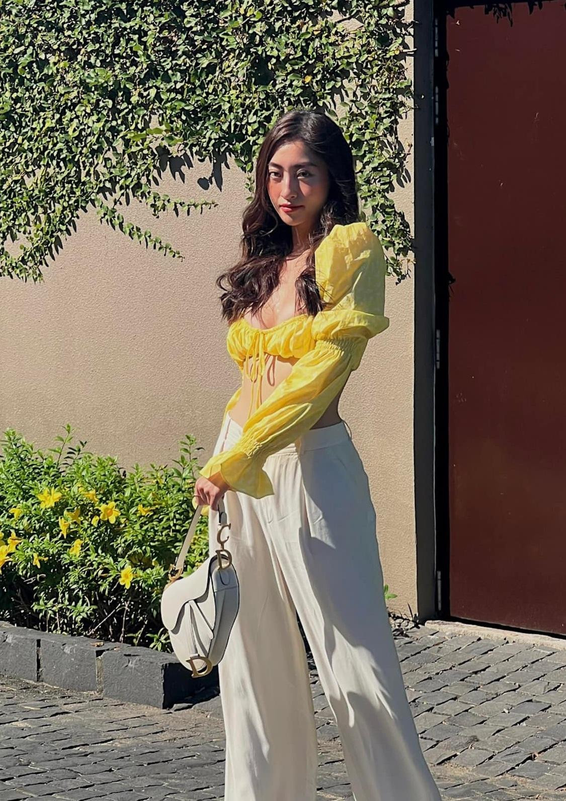 Chiếc áo gây tranh cãi của Lương Thùy Linh