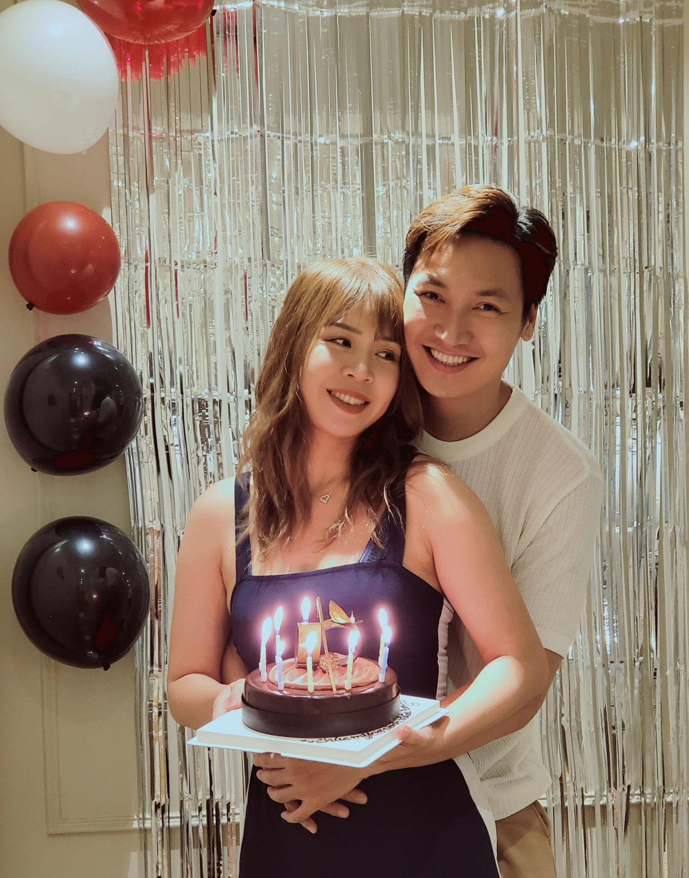 Mạnh Trường luôn khen ngợi bà xã hết lời.