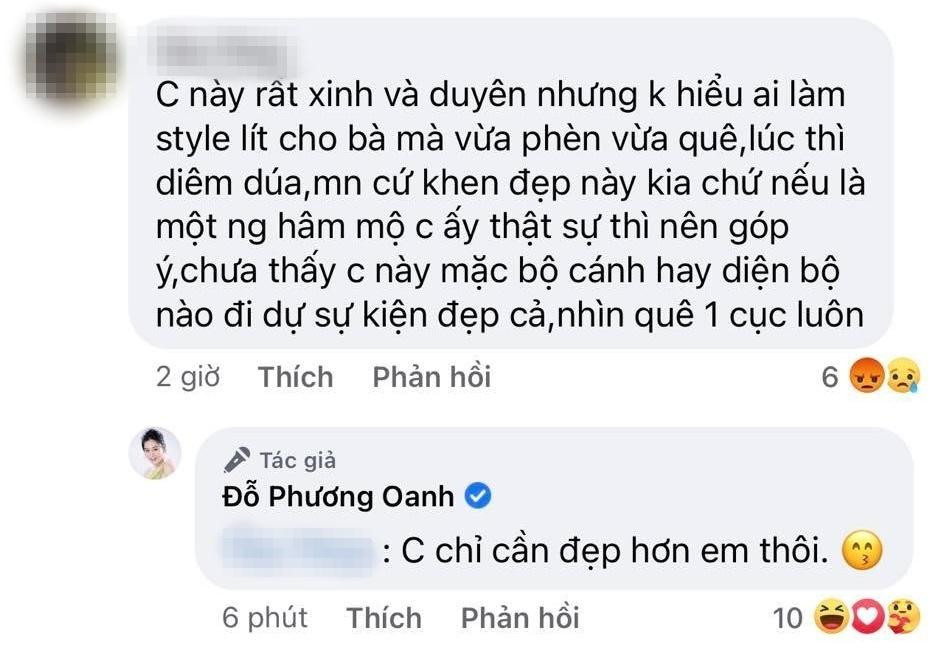 Nữ diễn viên đáp trả cao tay trước bình luận kém duyên của cư dân mạng