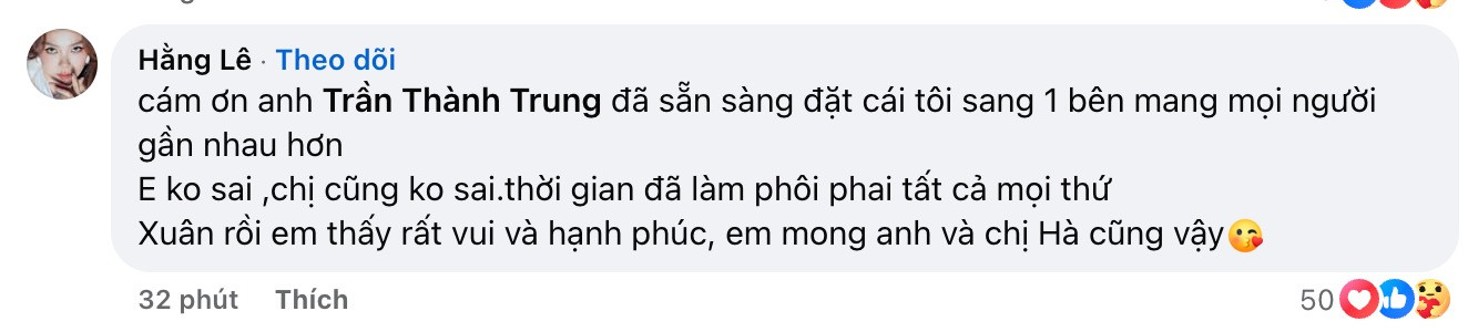 Minh Hằng cuối cùng cũng đã lên tiếng về ồn ào này.