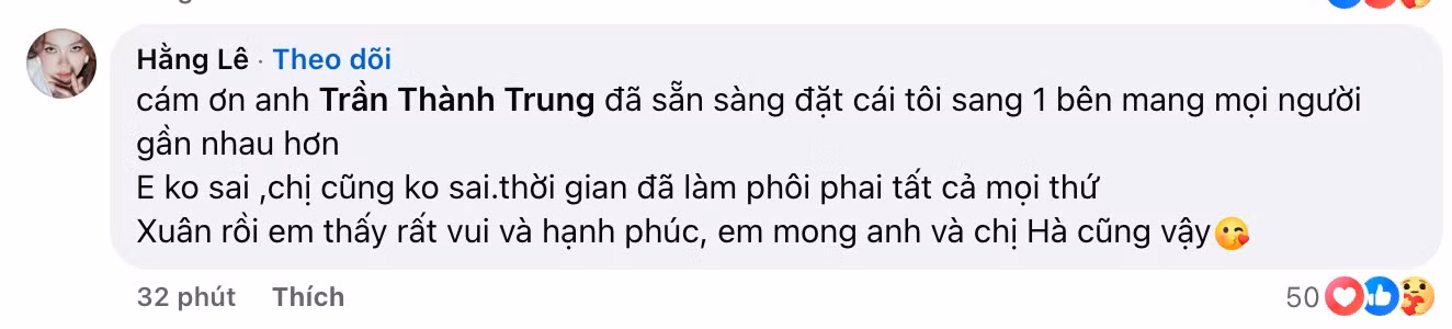 Minh Hằng cuối cùng cũng đã lên tiếng về ồn ào này.