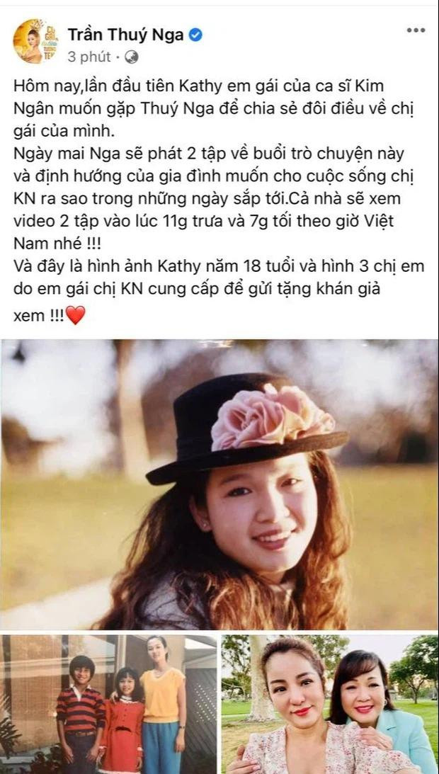 Em ruột của Kim Ngân đã tìm gặp Thúy Nga.