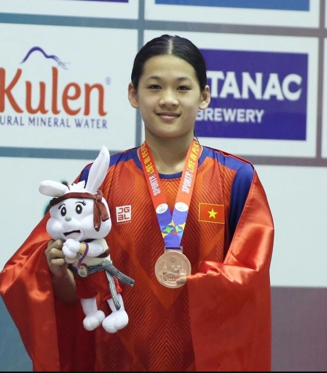 Thúy Hiền là nàng tiên cá mới của thể thao Việt Nam.