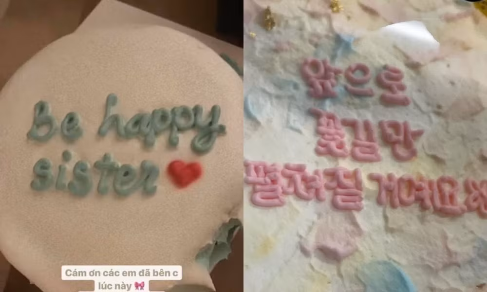 Hai chiếc bánh kem gây ồn ào của showbiz Việt và Hàn.