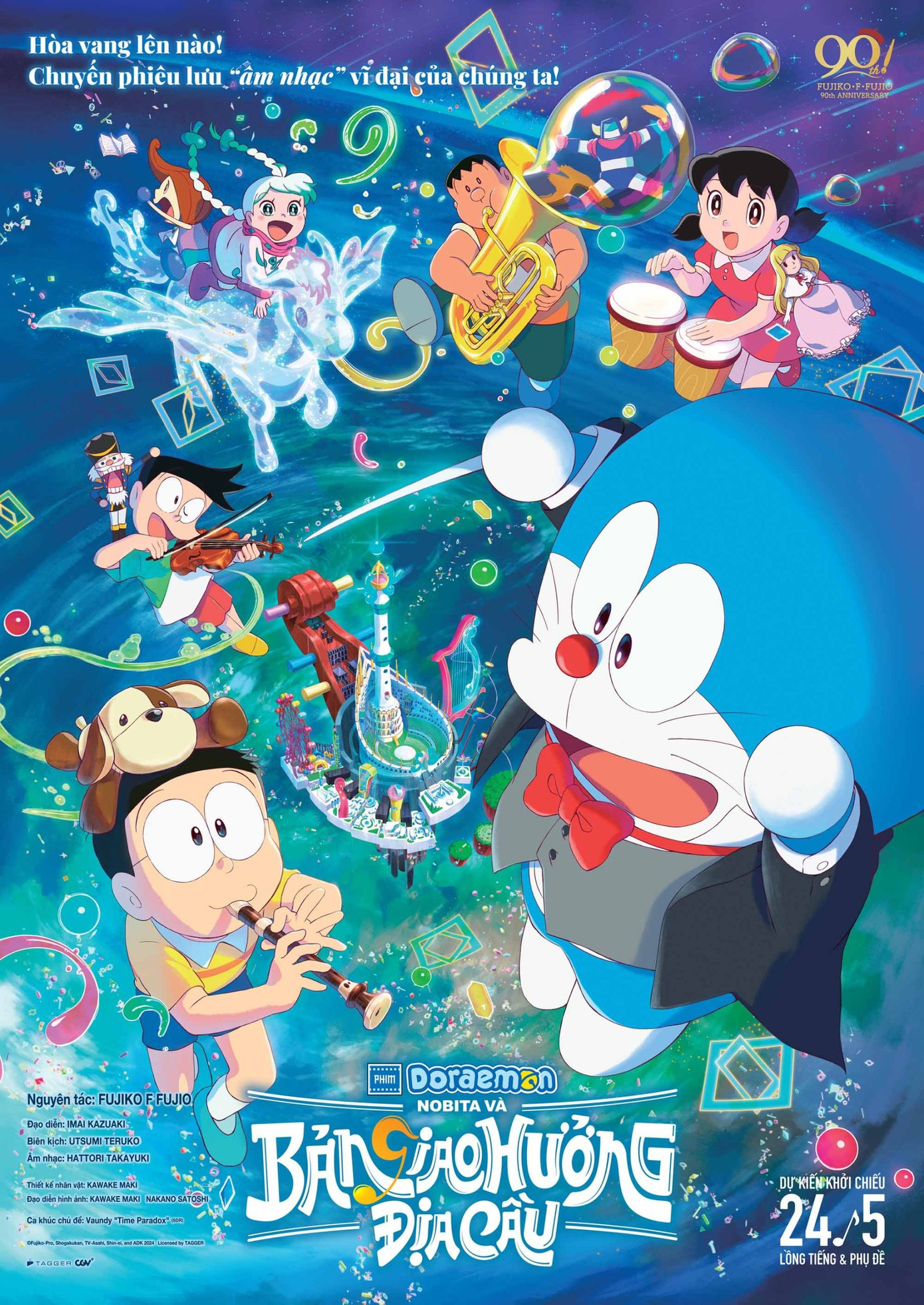 Doraemon: Nobita Và Bản Giao Hưởng Địa Cầu có kịch bản hoàn toàn mới.
