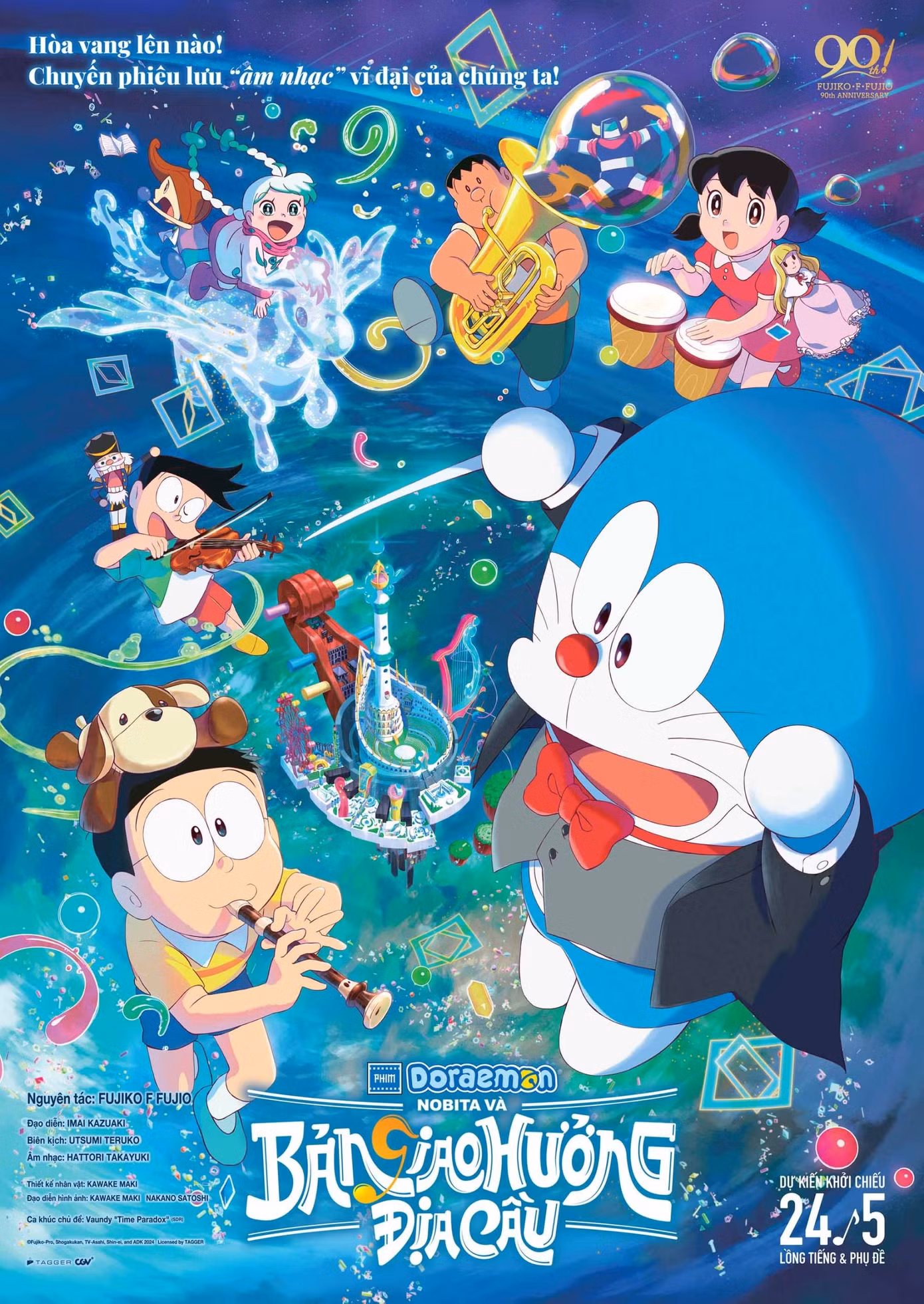 Doraemon: Nobita Và Bản Giao Hưởng Địa Cầu có kịch bản hoàn toàn mới.
