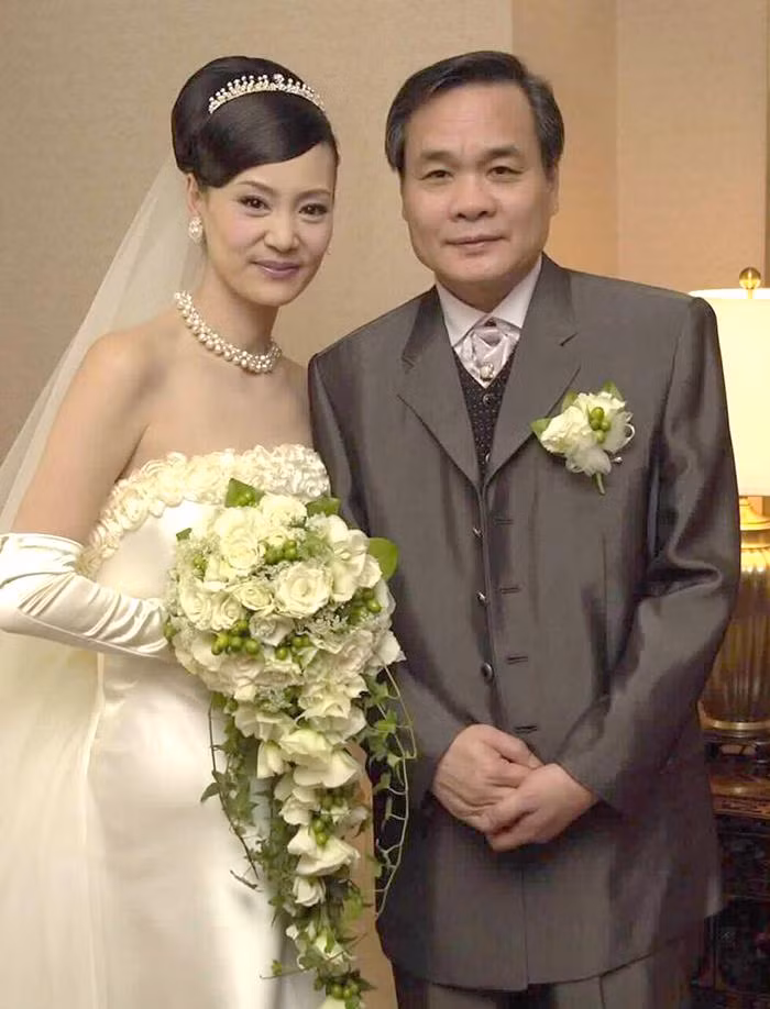 Lưu Tuyết Hoa trong đám cưới
