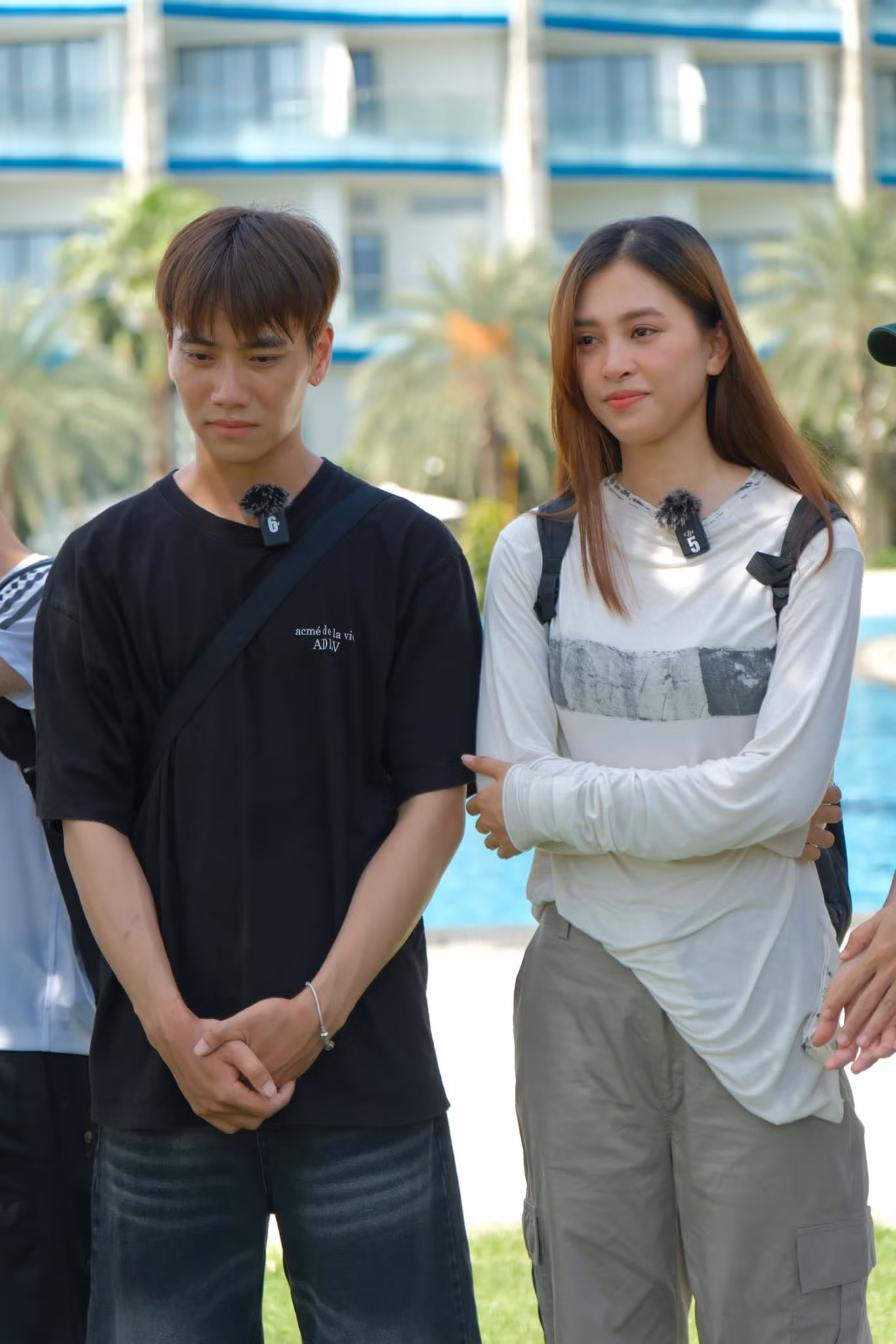Tiểu Vy thường chỉ trang điểm nhẹ nhàng khi tham gia show thực tế.