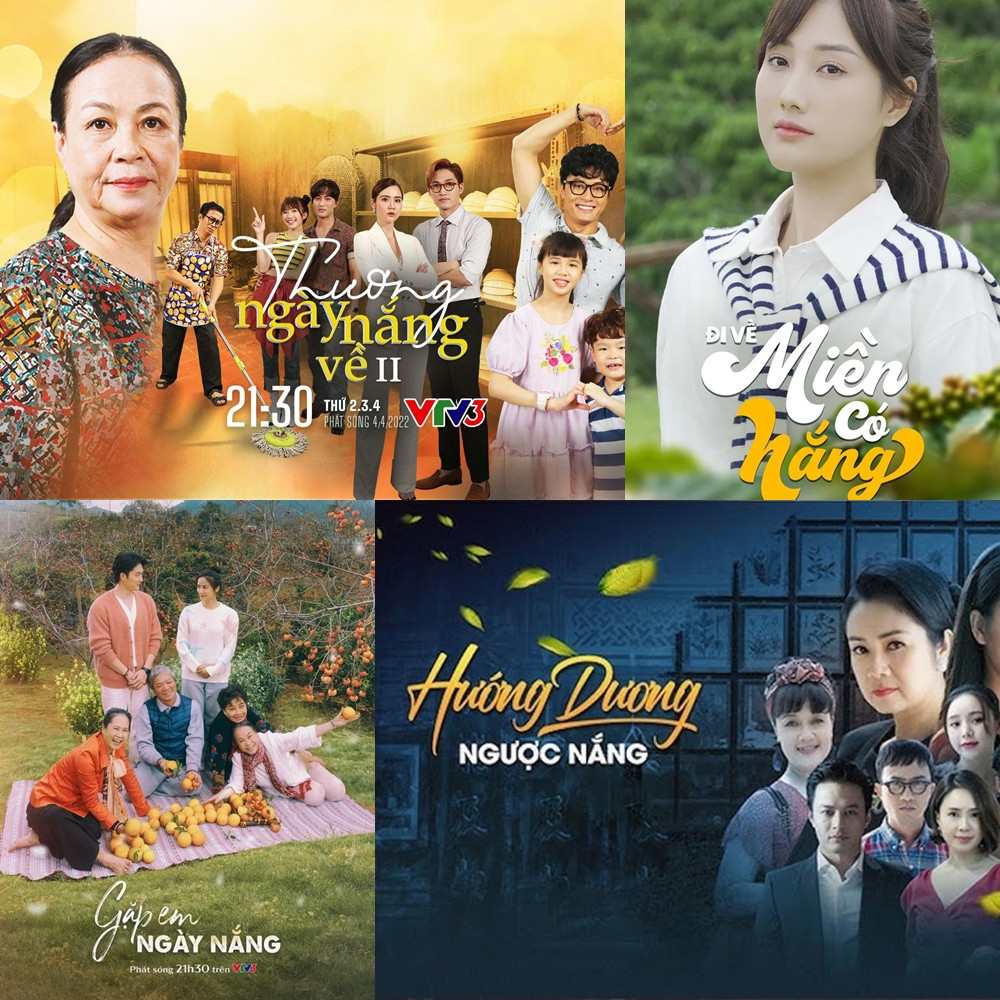 Trước đó có nhiều phim VTV chọn chữ "nắng" trong tựa đề. Trước đó có nhiều phim VTV chọn chữ "nắng" trong tựa đề.