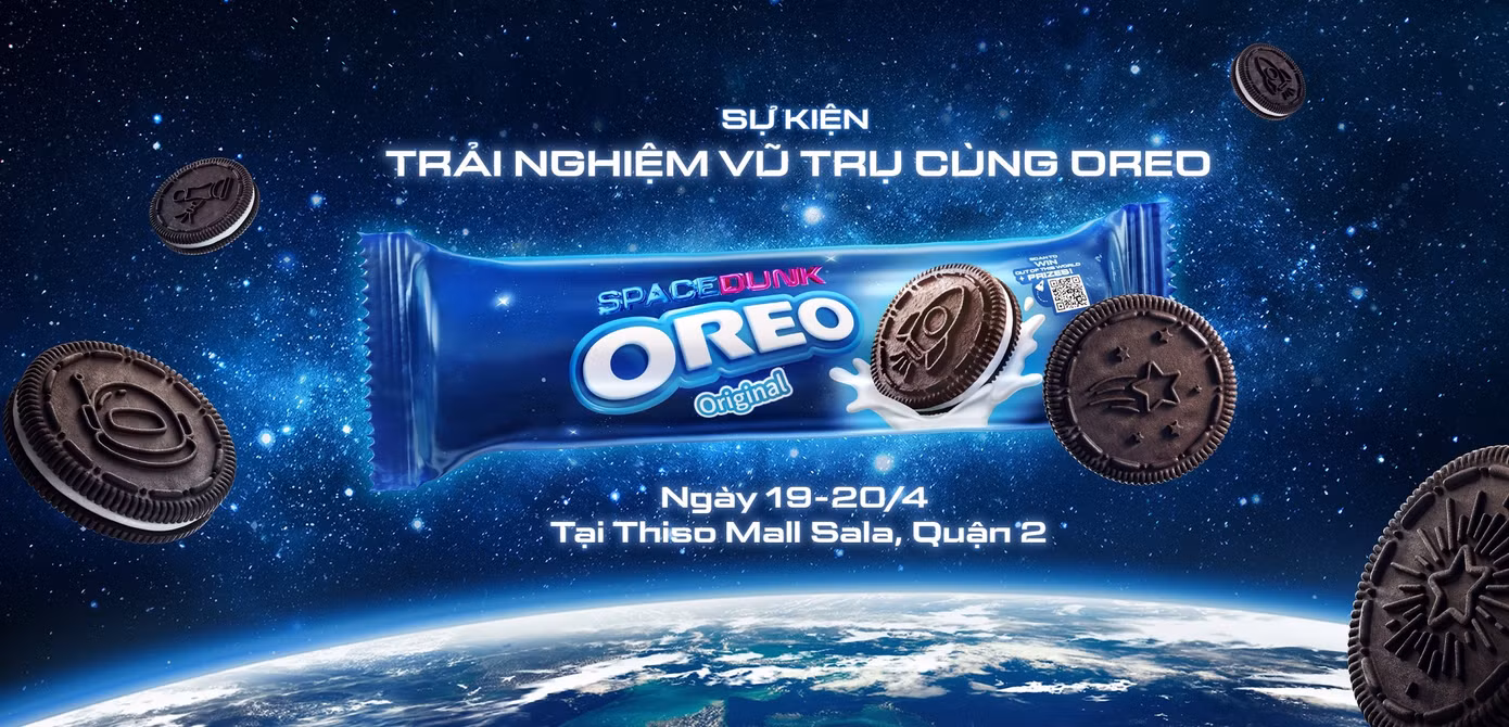 OREO triển khai sự kiện trải nghiệm vũ trụ vô cùng lý thú diễn ra tại Việt Nam.