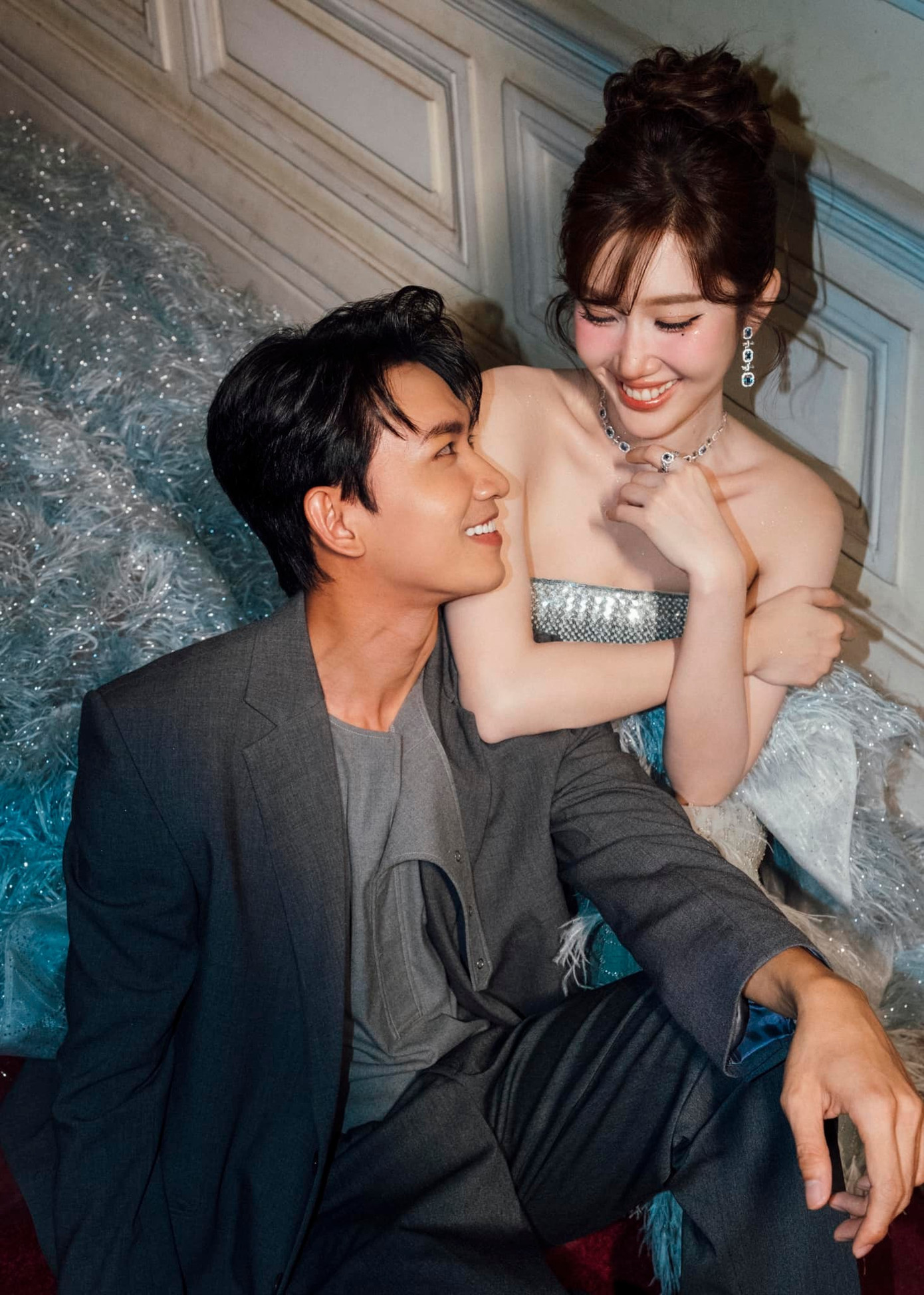 Thúy Ngân, Võ Cảnh gần đây luôn dính như sam ở các sự kiện.