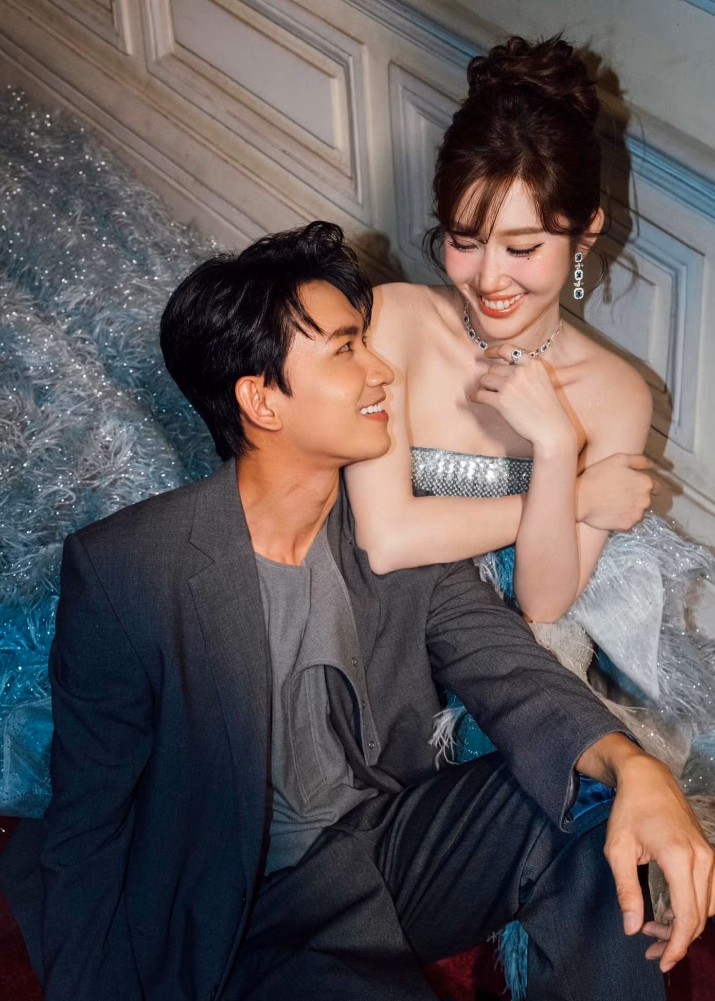 Thúy Ngân, Võ Cảnh gần đây luôn dính như sam ở các sự kiện.