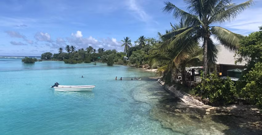 Cộng hòa Kiribati có vị trí rất đặc biệt.