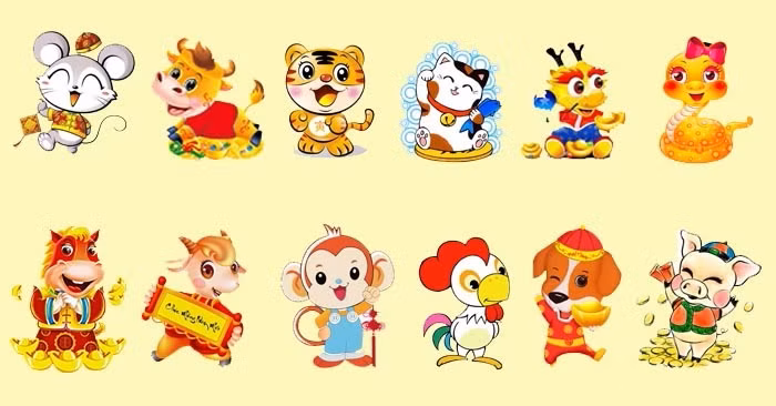 Con giáp nào cũng có điểm đáng yêu. Con giáp nào cũng có điểm đáng yêu.